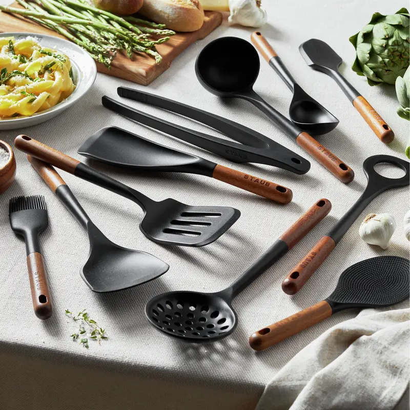 Staub Silicone Cooking Utensil Set – 11-Piece Heat-Resistant Kitchen Tool Collection 1