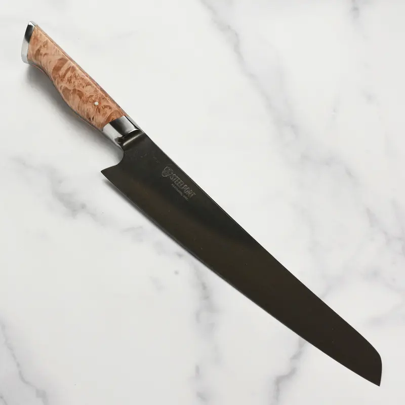 Steelport 10-Inch Carbon Steel Slicing Knife – Long-Blade Carving Tool 1