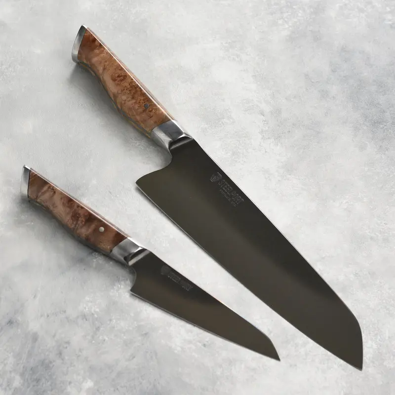Steelport Carbon Steel Starter Knife Set (2-Piece) 1