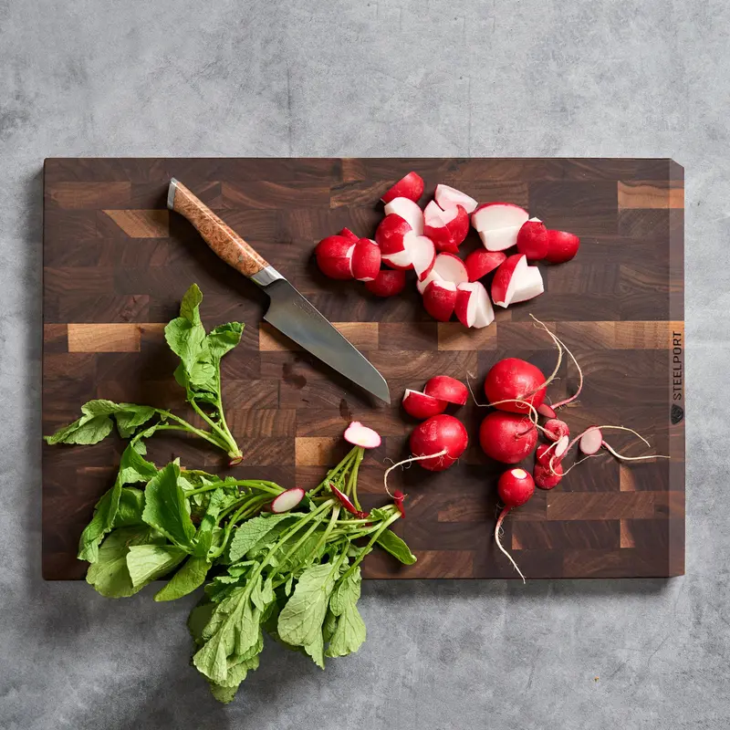 Steelport Steelcore Dual-Function Walnut Cutting Board – 18" X 12" 1
