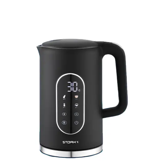Stork 1.7L Fast-Boil Electric Kettle – 2000W, Matte Black 1