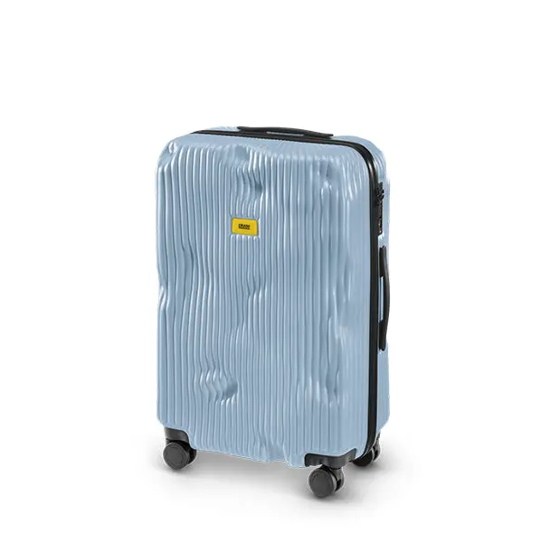 Stripe Collection Medium Travel Bag In Island Blue – Crash Baggage 1