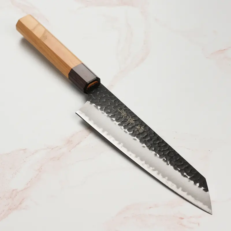 Takayuki Aogami Super Kurouchi 7.5-Inch Kiritsuke Knife – Traditional Carbon Steel Hybrid Blade 1
