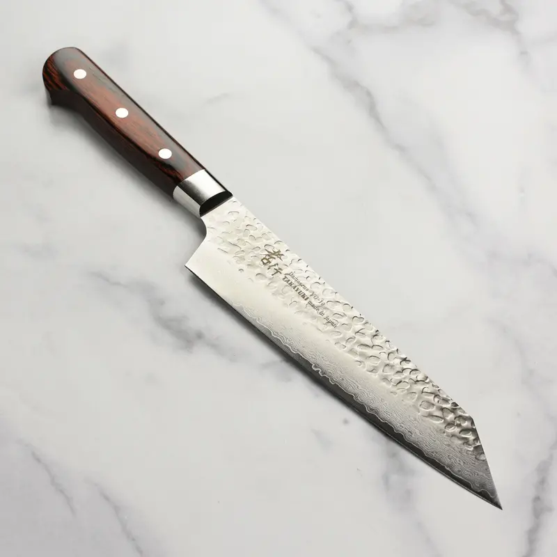 Takayuki Hammered Damascus 7.5-Inch Bunka Knife – Multi-Functional Chef’S Blade 1