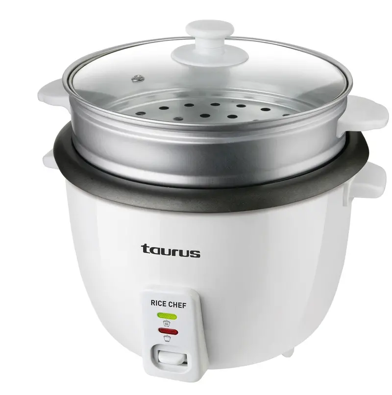 Taurus Chef Rice Cooker – 1.8L Capacity, 700W Power – Clean White Design 1