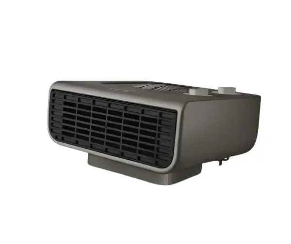 Taurus Safety-Enhanced Space Heater – 2000W Output, Overheat Protection, Black Housing 1