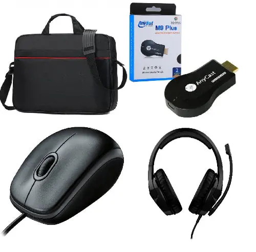 Tech Accessory Bundle – Laptop Bag, Keyboard Film, Cleaning Kit & Usb Peripherals 1