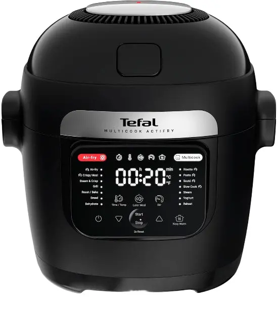 Tefal All-In-One Multi-Cooker & Air Fryer – 6L Capacity, Auto-Stirring, 14 Presets, 1334W 1