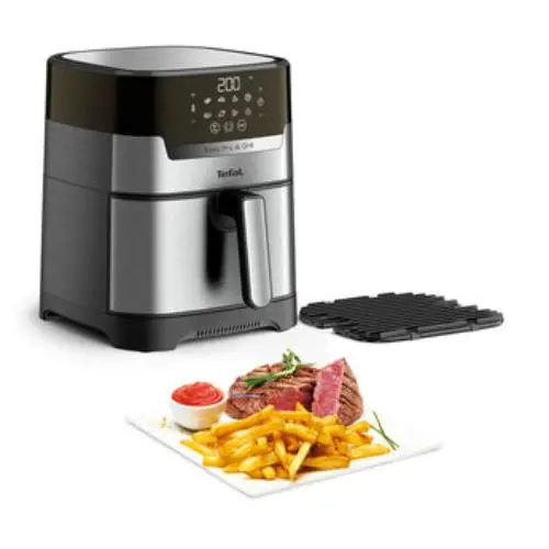 Tefal Digital Air Fryer & Grill Combo – 1550W, 4.2L, Stainless Steel 1