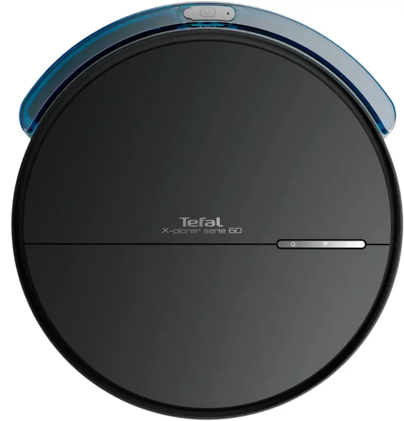 Tefal Smart Robot Vacuum – Ultra-Slim Navigation, Compact Floor Cleaner In Matte Black 1