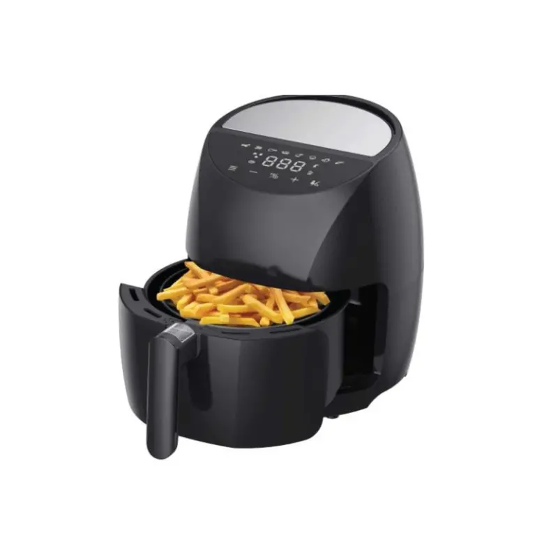 Tekmaz 3.7L Digital Air Fryer With 8 Preset Programs – 1400W Black Model 1