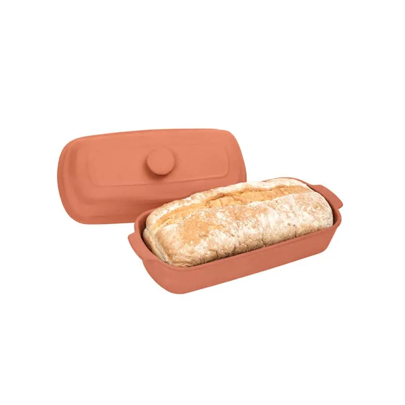 Terracotta Covered Bread Baking Dish – 31 × 14 × 14 Cm 1
