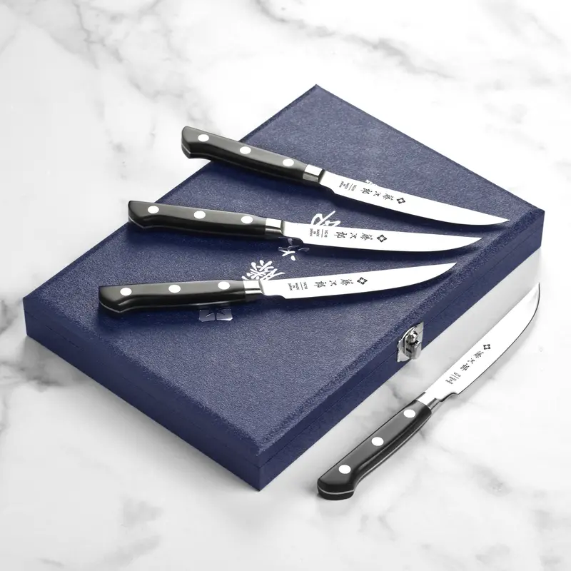Tojiro Classic 4-Piece Steak Knife Set – Ergonomic Handles 1