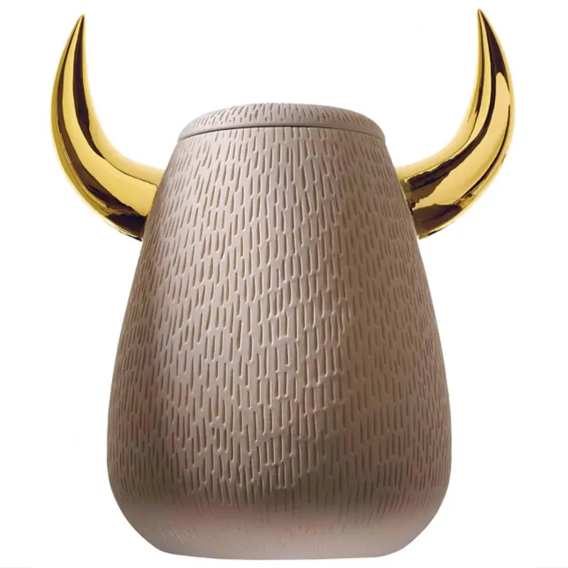 Toro Animal-Inspired Decorative Container By Sam Baron 1