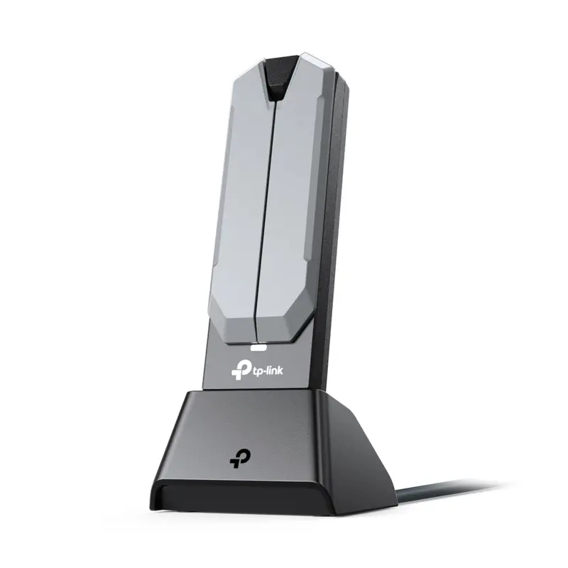 Tp-Link Wifi 7 Usb Adapter – High-Gain Antenna, Ultra-Fast Connectivity, Sleek Grey Housing 1