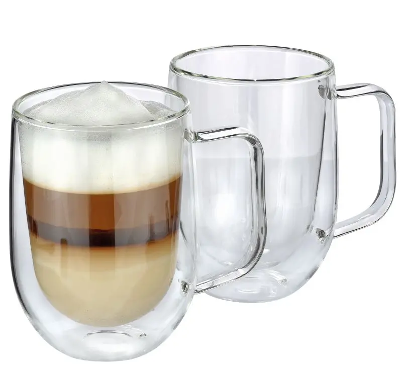 Veneto Latte Macchiato Glass Set – 2 X 300 Ml Double-Walled Glasses 1
