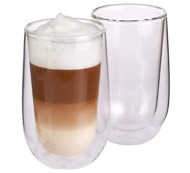Verona 2-Piece Latte Macchiato Glass Set – 325 Ml Capacity 1