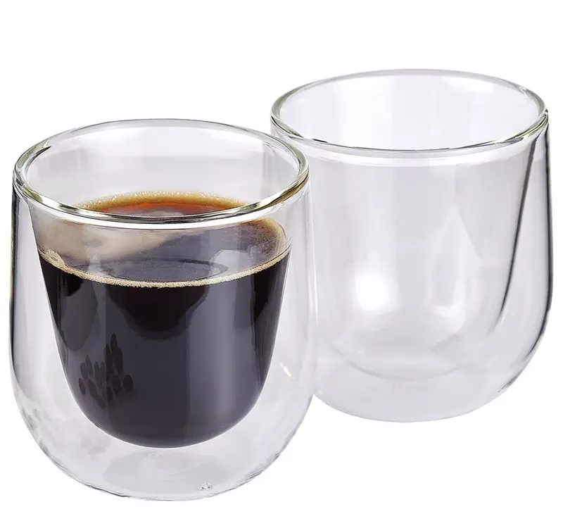 Verona Double-Pack 150Ml Heat-Resistant Coffee Glasses 1