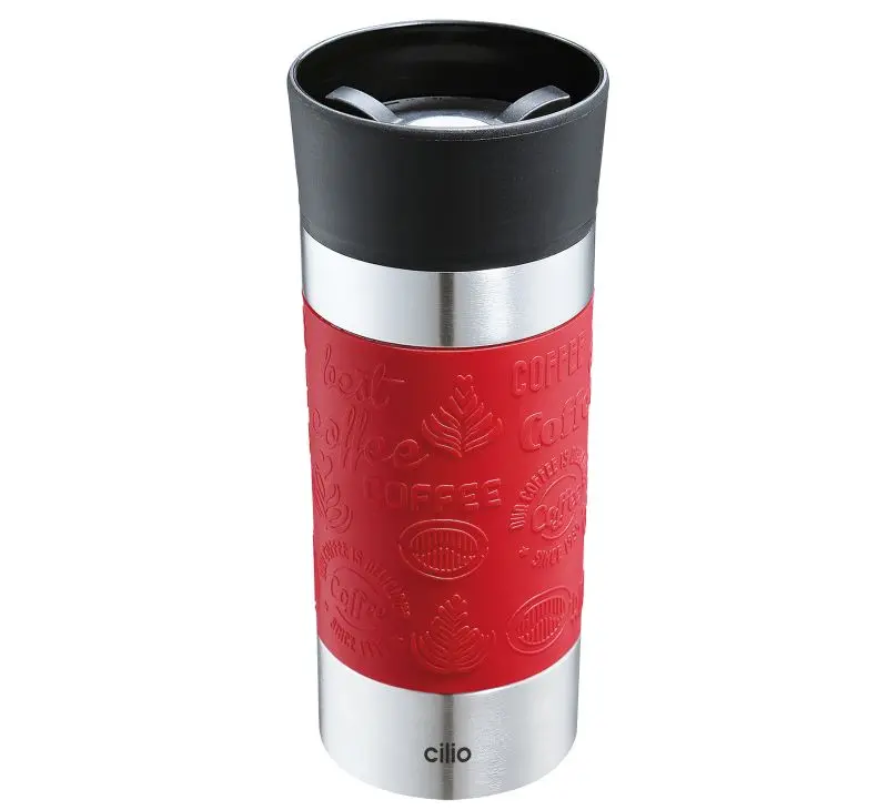 Viaggio 360 Ml Red Stainless Steel Vacuum Tumbler 1