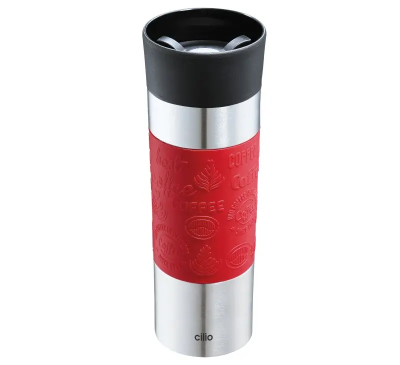 Viaggio 500 Ml Red Stainless Steel Insulated Beverage Cup 1