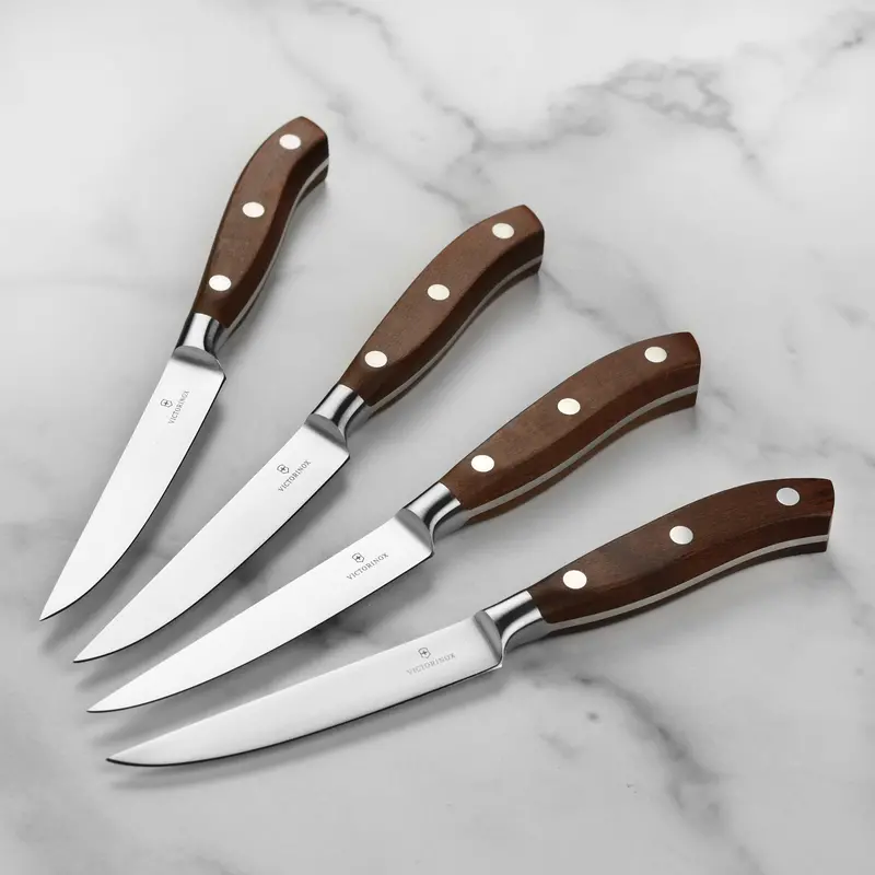Victorinox Grand Maître Wood 4-Piece Steak Knife Set 1