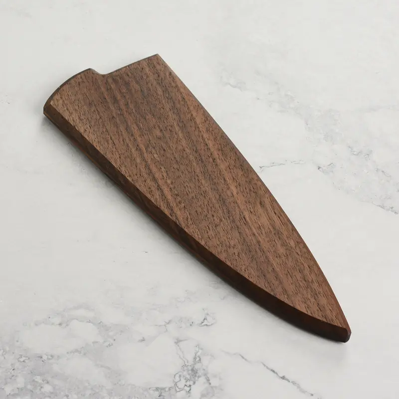 Walnut Magnetic Saya For Kramer 8-Inch Chef Knife 1
