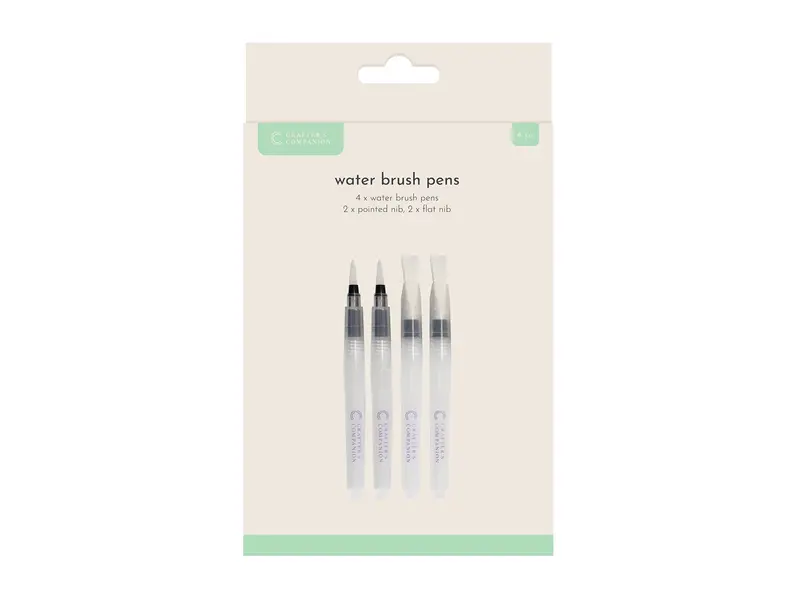 Watercolor Brush Pens – 4-Piece Travel-Friendly Set 1