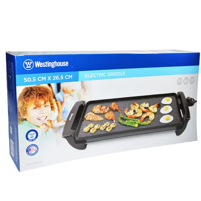Westinghouse 19-Inch Electric Flat Top Grill – Indoor Grilling Solution 1