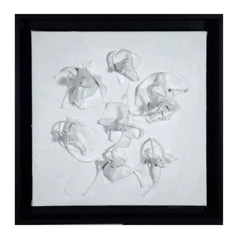 White Universal Knowledge Decorative Art Print 1
