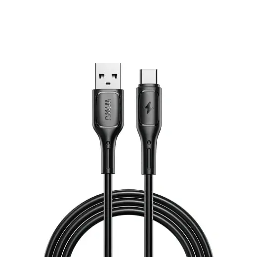 Wiwu Star Link Usb-A To Usb-C Cable – High-Speed Data & Charging, Black 1