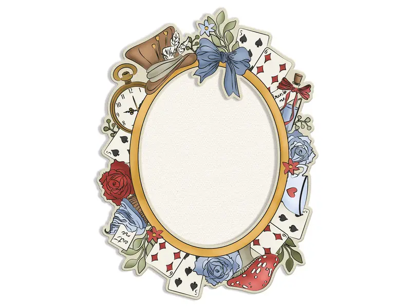 Wonderland Frame Stamp And Metal Die Combo Set – Tales Of Wonderland Collection 1