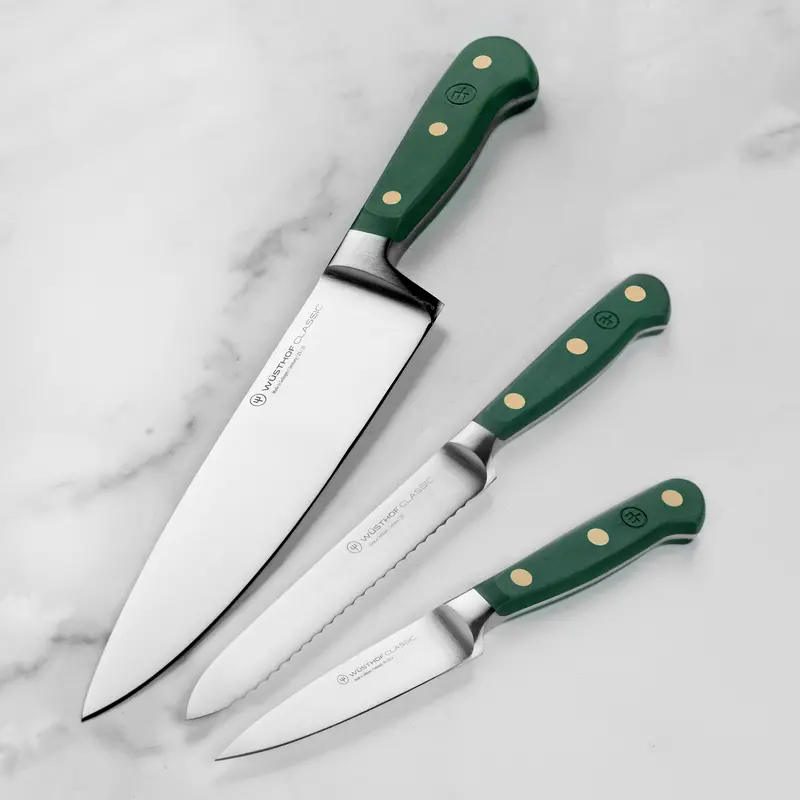 Wusthof Classic Fresh Rosemary 3-Piece Knife Set 1