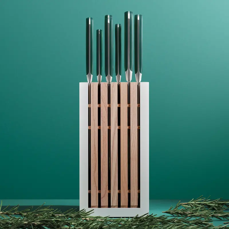 Wusthof Classic Fresh Rosemary 8-Piece Knife Block Set 1