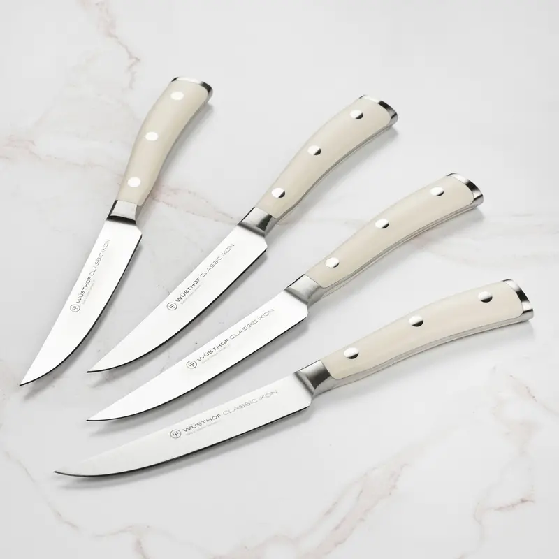 Wüsthof Classic Ikon Creme 4-Piece Steak Knife Collection 1