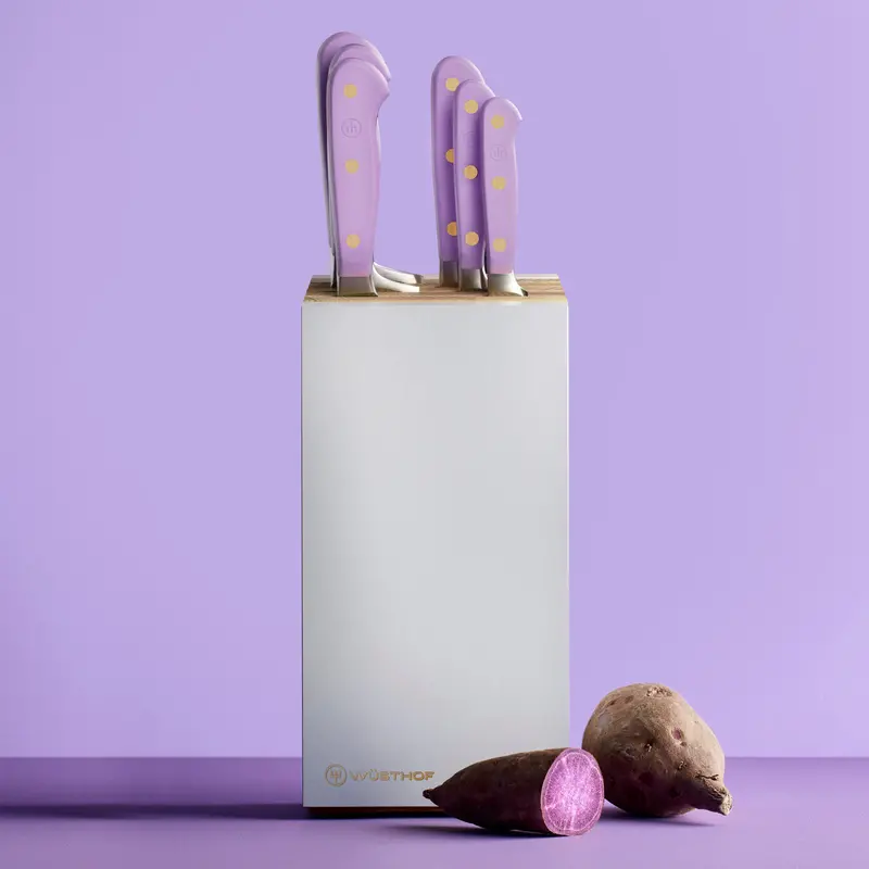 Wusthof Classic Purple Yam 8-Piece Knife Block Set 1