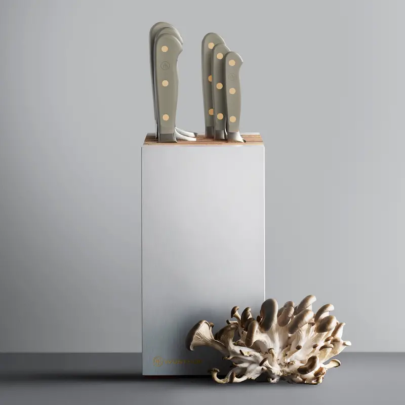 Wusthof Classic Velvet Oyster 8-Piece Knife Block Set 1