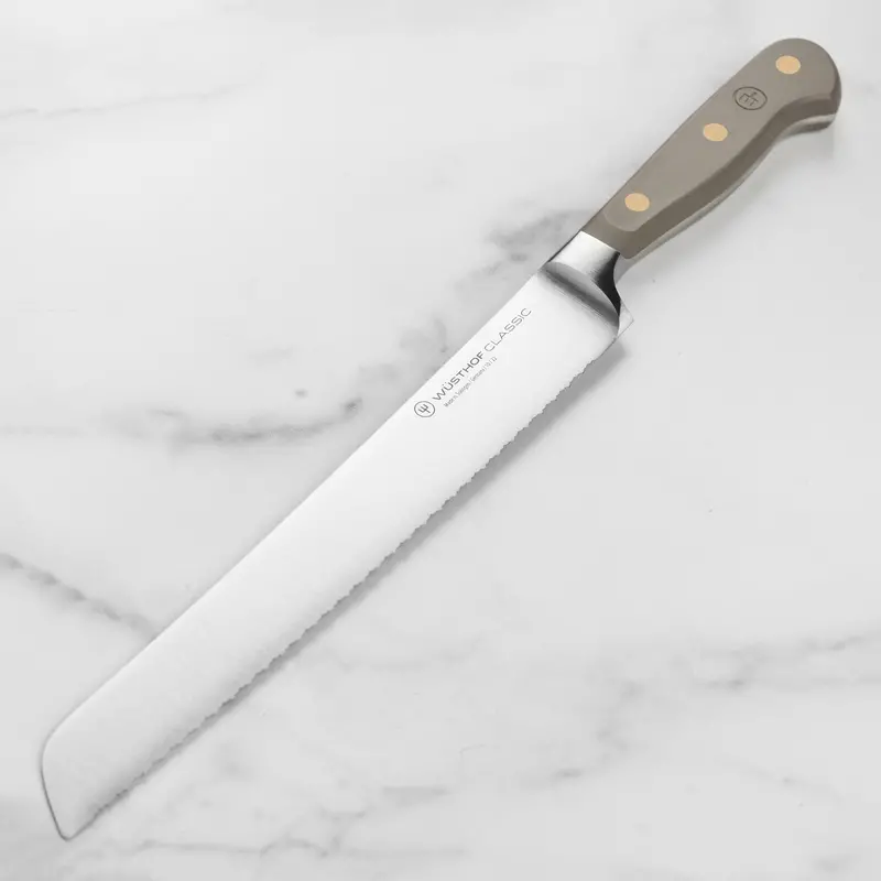 Wusthof Classic Velvet Oyster 9-Inch Double-Serrated Bread Knife 1