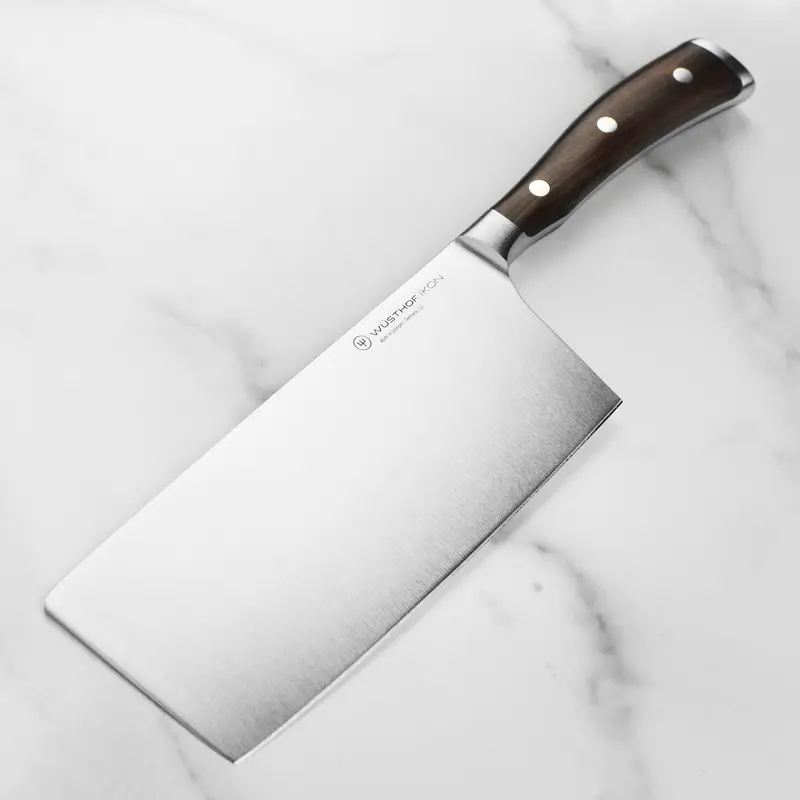 Wusthof Ikon Blackwood 7-Inch Chinese Chef Knife 1