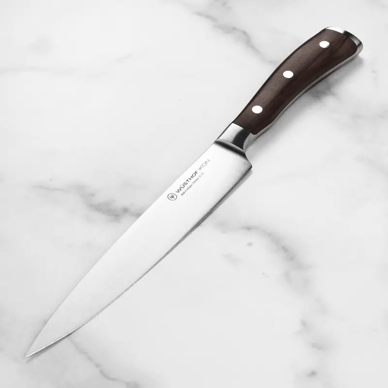 Wüsthof Ikon Blackwood 8-Inch Carving Knife – Ebony Handle 1