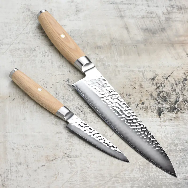 Yaxell Ketu Sg2 Blonde Handle 2-Piece Knife Set 1