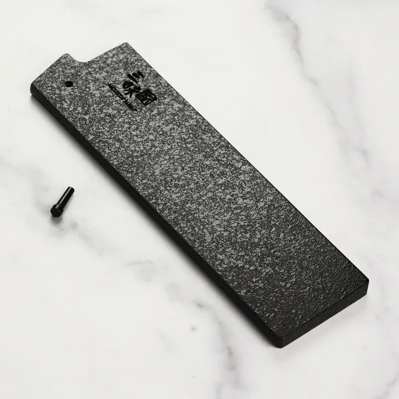Zanmai 6.5-Inch Nakiri Knife Sheath – Black Lacquer Saya 1