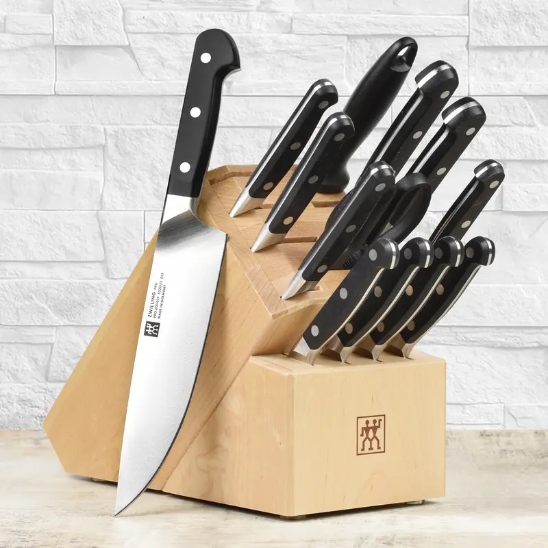 Zwilling Pro 14-Piece Premium Knife Set With Block 1