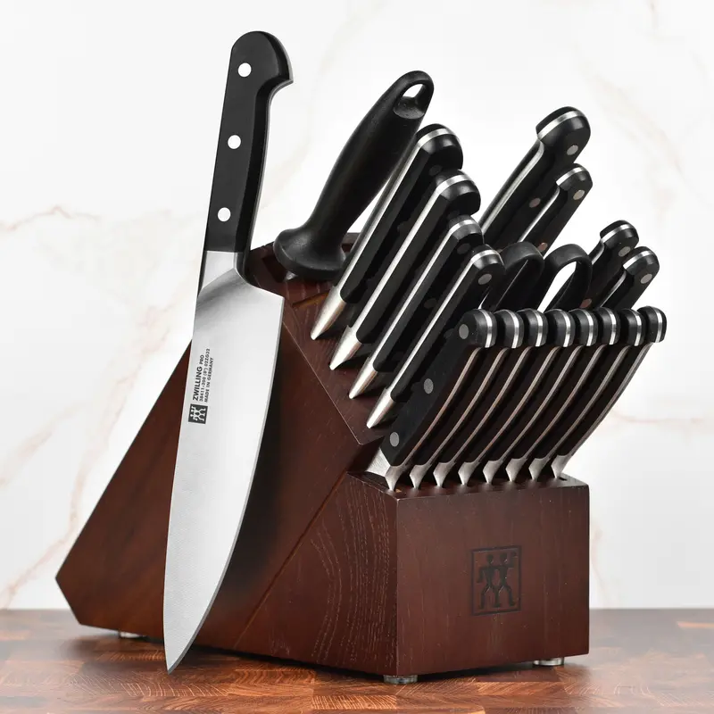 Zwilling Pro 20-Piece Knife Block Set – Premium Forged Cutlery Assortment 1
