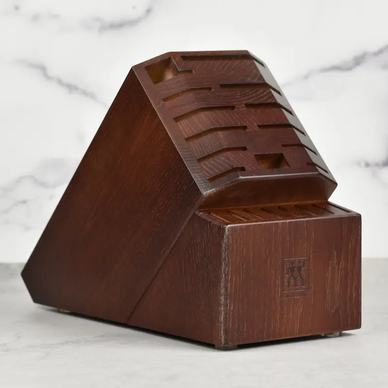 Zwilling Pro Walnut Knife Block With 21 Slots 1