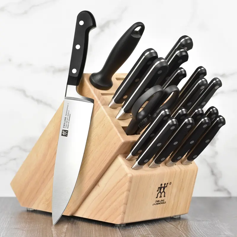 Zwilling Professional S 20-Piece Forged Knife Block Set With Steak Knives 1